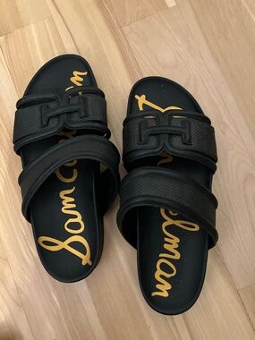 Sam Edelman Black Slide Sandals